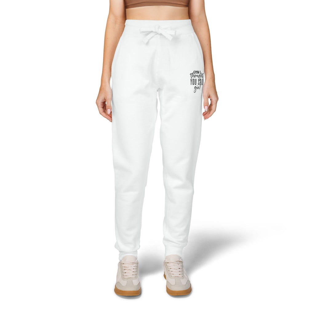 Love Yourself Embroidered Sweatpants | Coral Fleece Joggers
