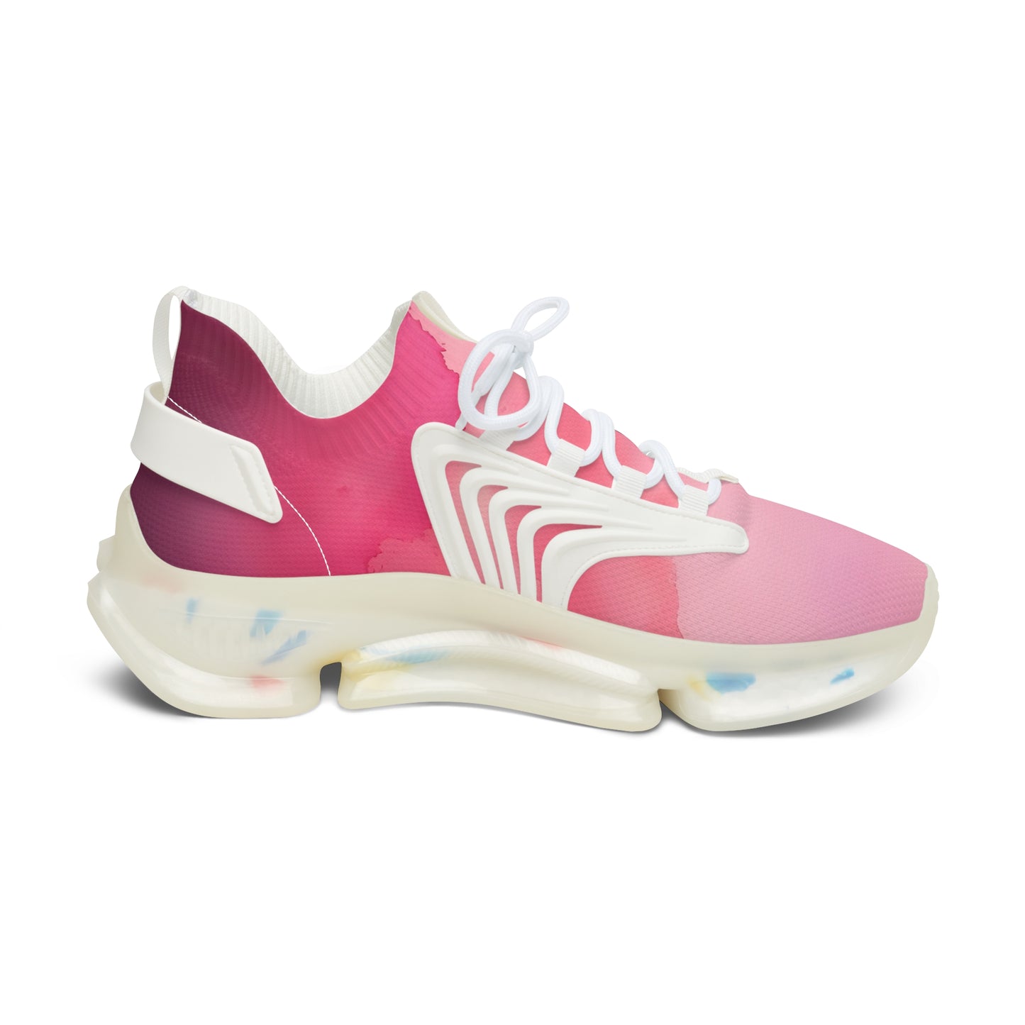 Pink Power Mesh Sneakers