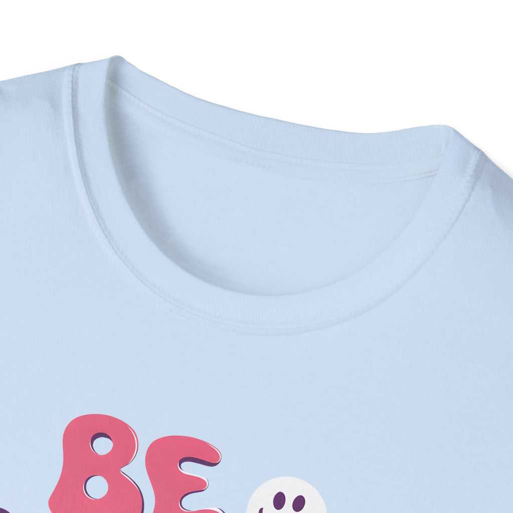 T-Shirt — "Be Happy Heavy" Retro Fitness Graphic Tee