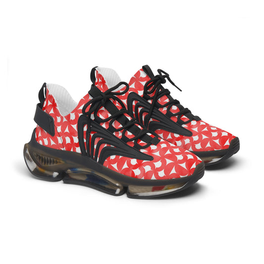 Retro Red Energy Mesh Sneakers