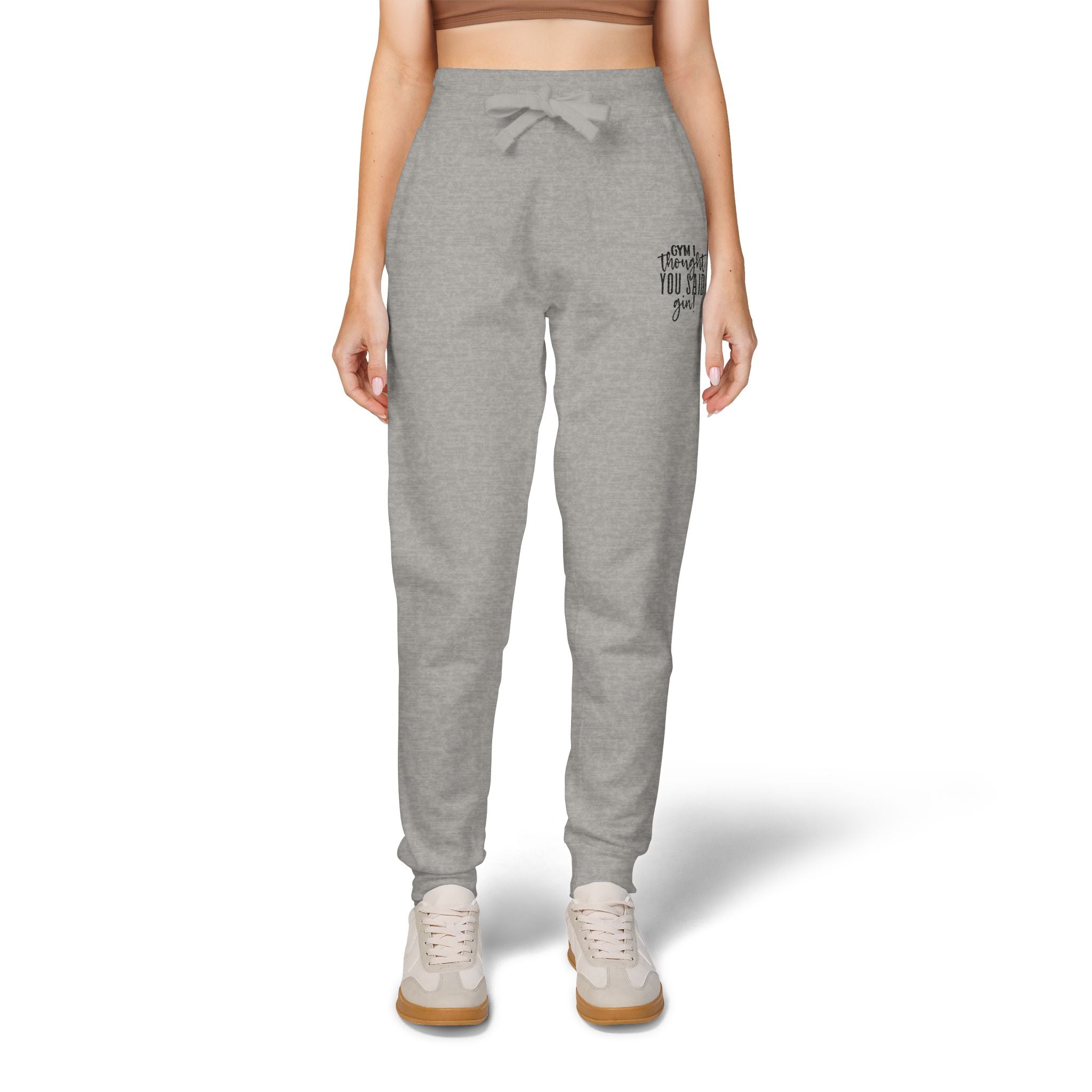 Love Yourself Embroidered Sweatpants | Coral Fleece Joggers