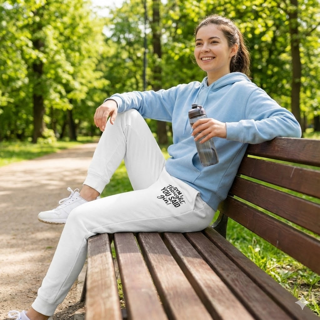 Love Yourself Embroidered Sweatpants | Coral Fleece Joggers