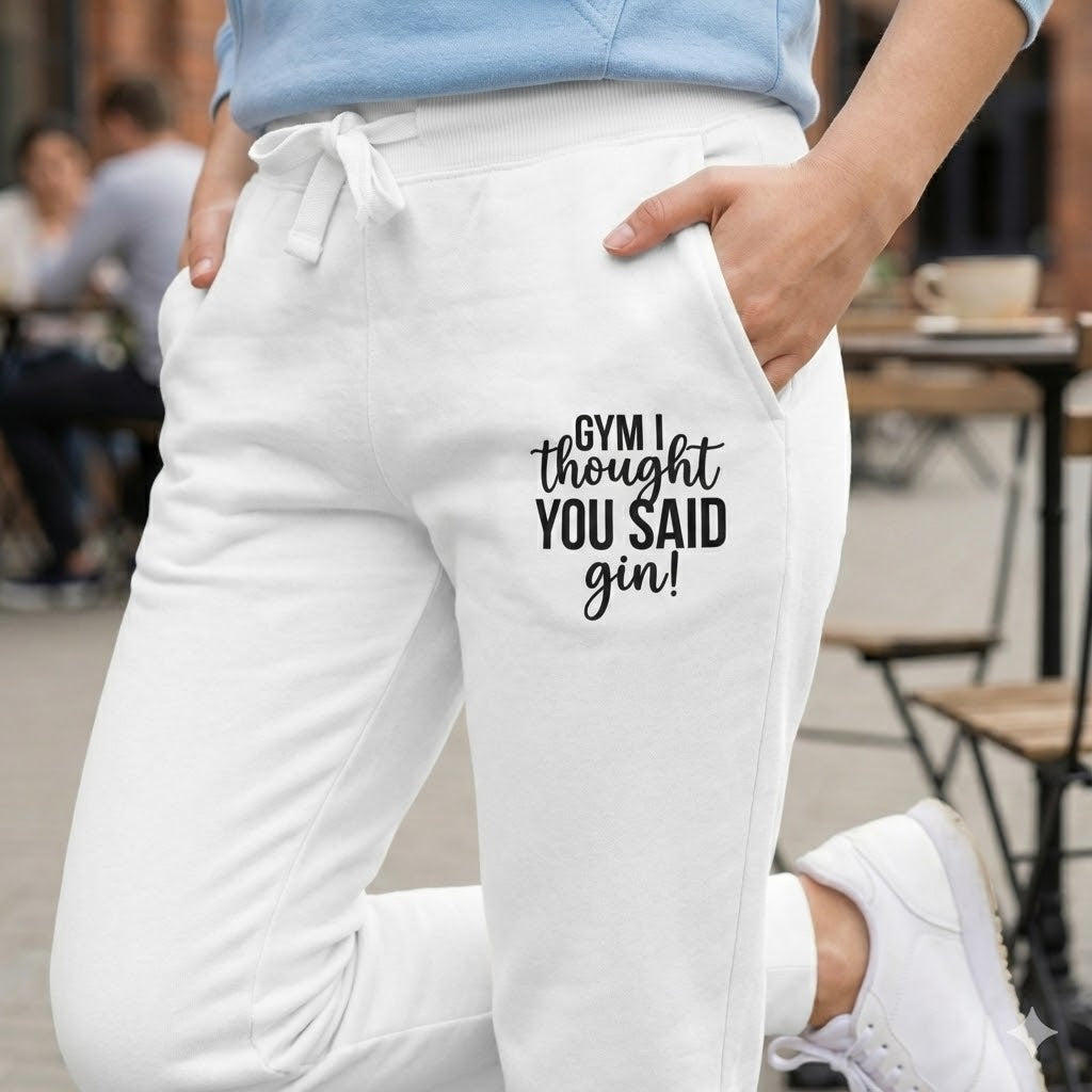 Love Yourself Embroidered Sweatpants | Coral Fleece Joggers