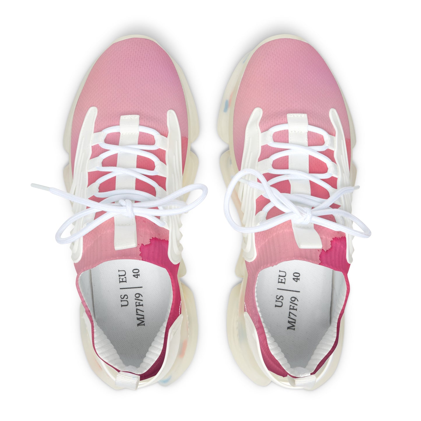 Pink Power Mesh Sneakers