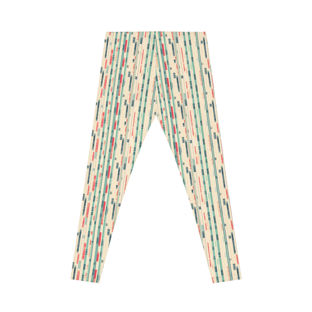 Retro Mid-Century lined Leggings | All-Over Print