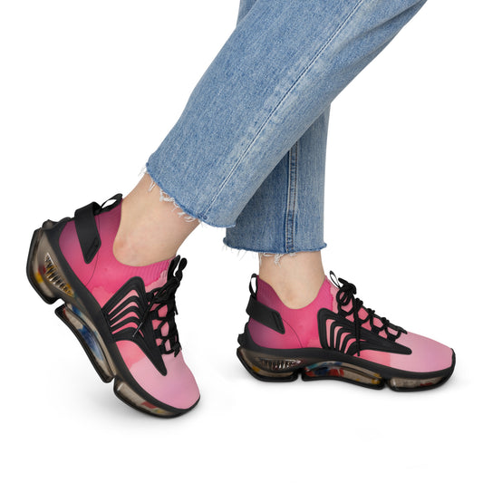 Pink Power Mesh Sneakers