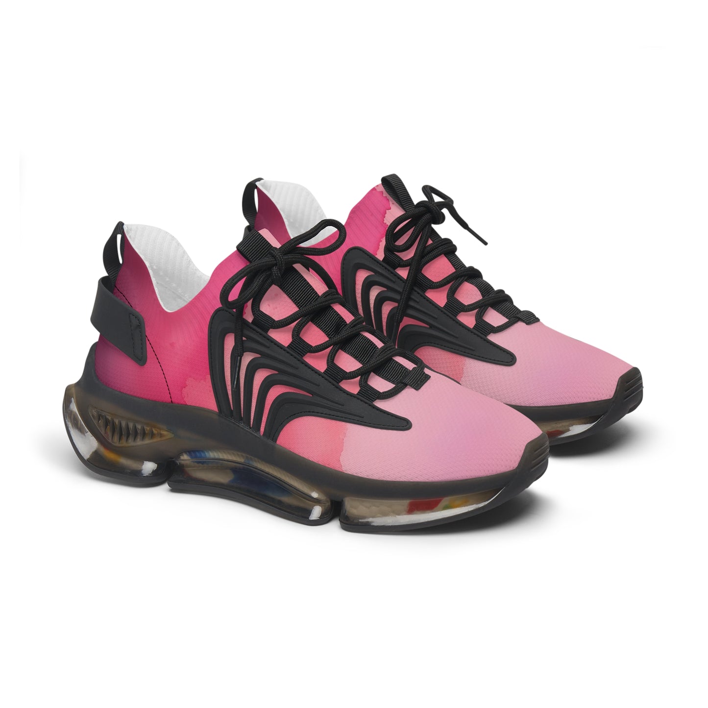 Pink Power Mesh Sneakers