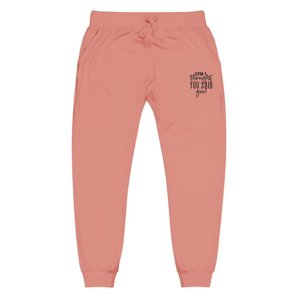 Love Yourself Embroidered Sweatpants | Coral Fleece Joggers