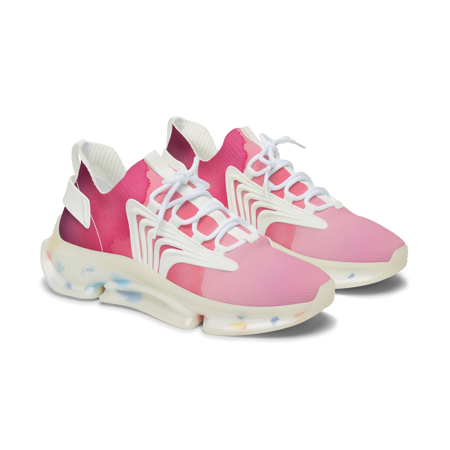 Pink Power Mesh Sneakers