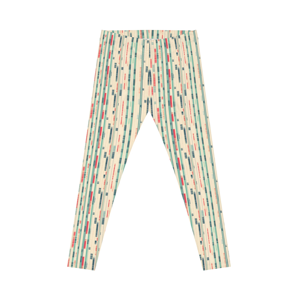 Retro Mid-Century lined Leggings | All-Over Print