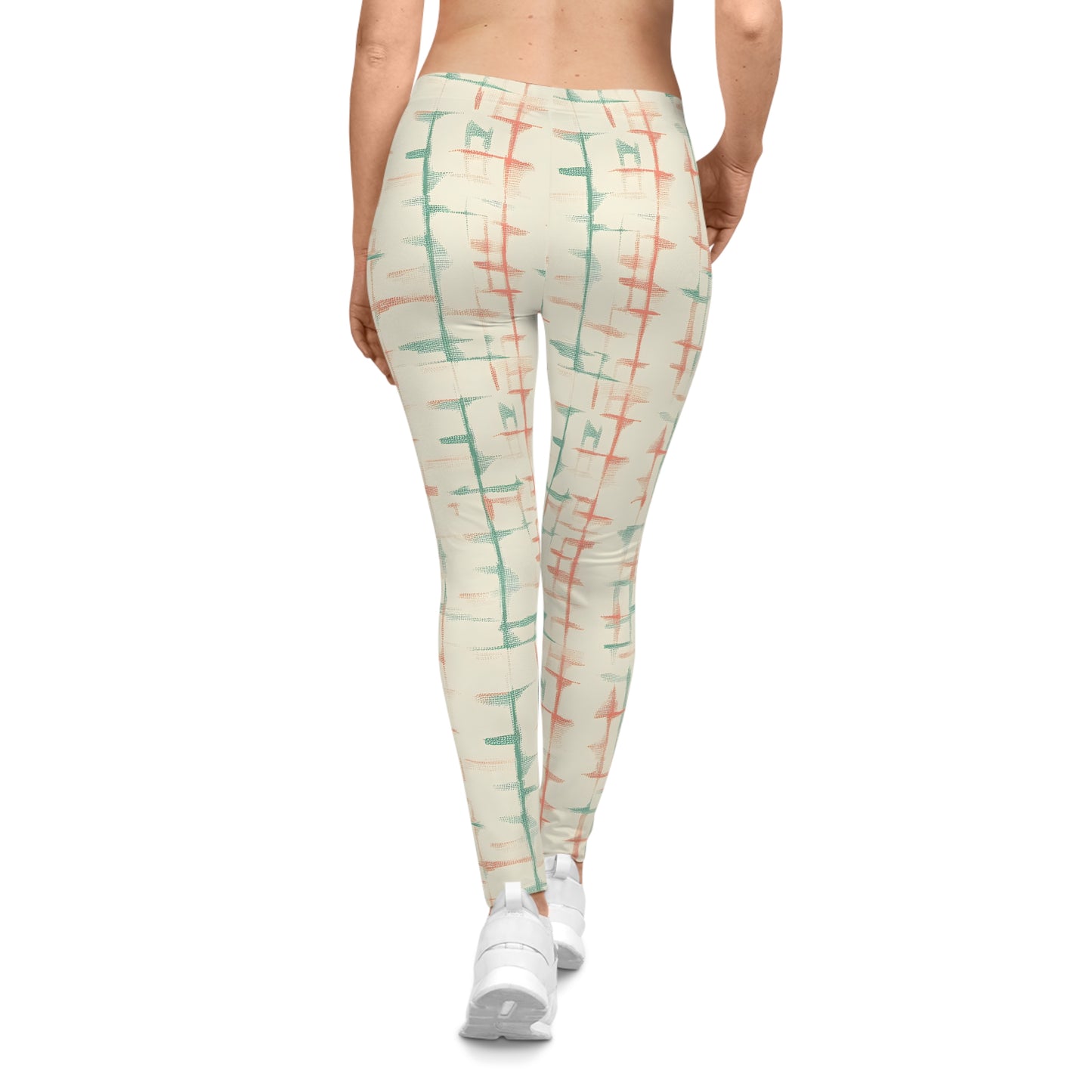 Retro Vibes Athletic Leggings –